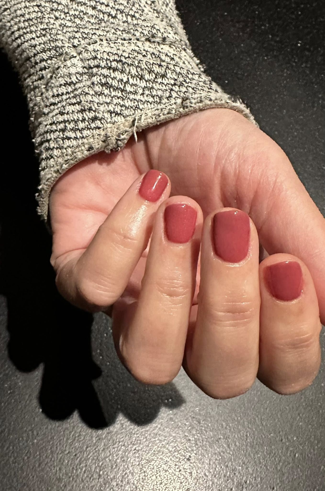 Roze naturel manicure